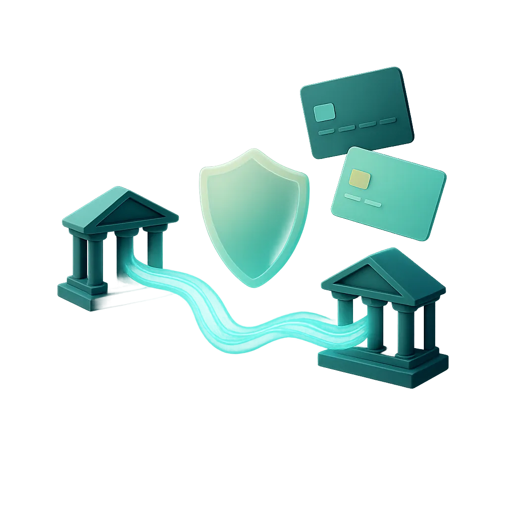 Rieles de pago e integraciones bancarias seguras